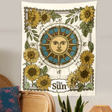 Roomtery Wind Rose Sun Tapestry, view 3