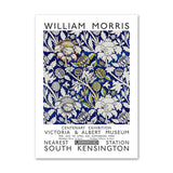 Roomtery WM Blue Floral Art Canvas Posters, view 4