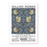 Roomtery WM Blue Floral Art Canvas Posters, view 6