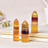 Roomtery Yellow Fluorite Crystal Tower, view 3