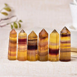 Roomtery Yellow Fluorite Crystal Tower, view 5
