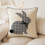 Roomtery Yellow Themed Embroidered Cushion Cover, view 6