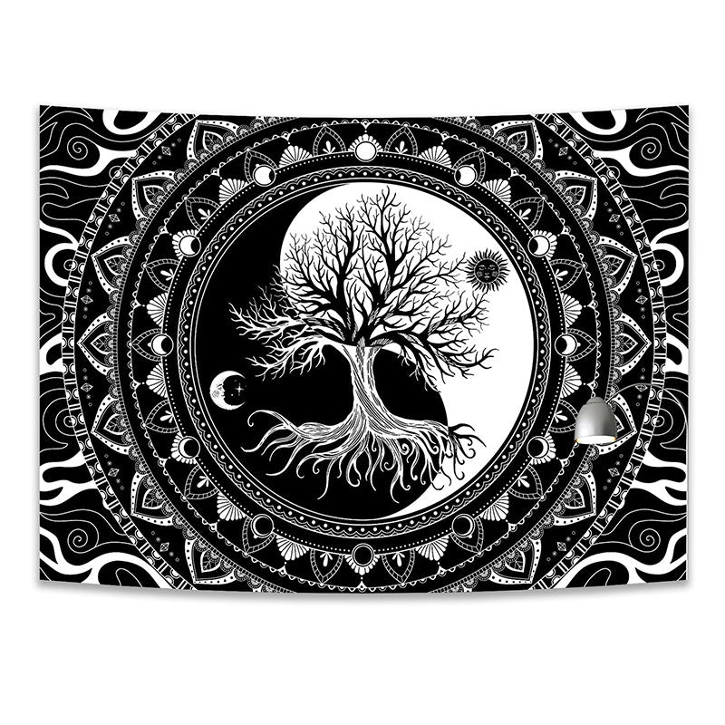 Roomtery Yin Yang Tree of Life Tapestry