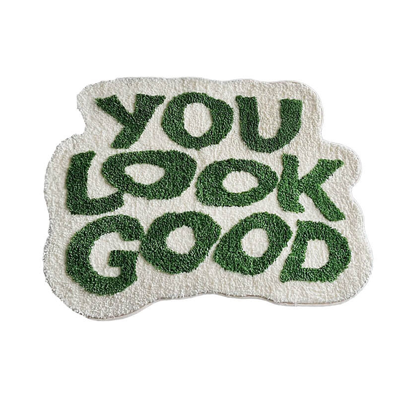 Roomtery You Look Good Tufted Accent Rug