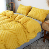 Roomtery Zig Zag Fringe Duvet Cover Set, view 2