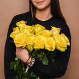 Rosaholics LONG YELLOW ROSES, view 2