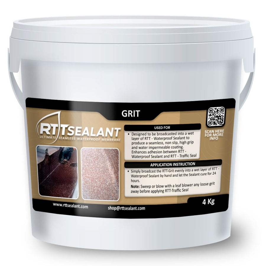 RTTSealant Grit - Broadcast into a wet layer of Waterproof Sealant for adhesion and grip