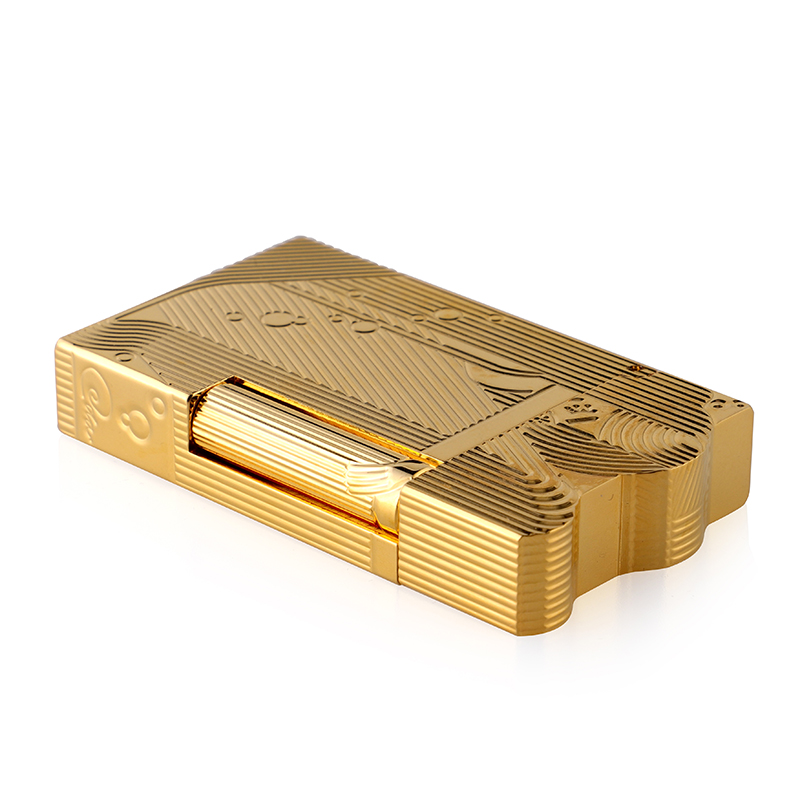 Gold Sanji lighter, view 3