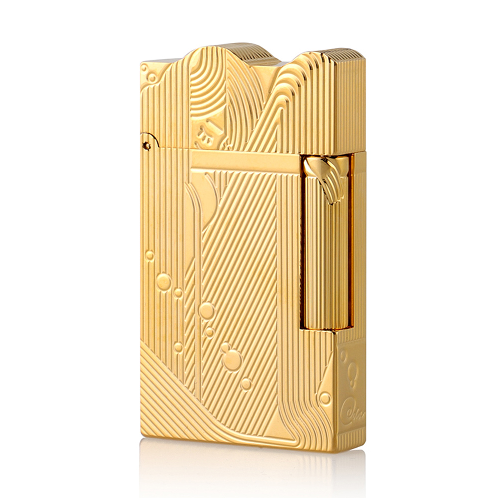Silver | Gold Sanji lighter, view 3
