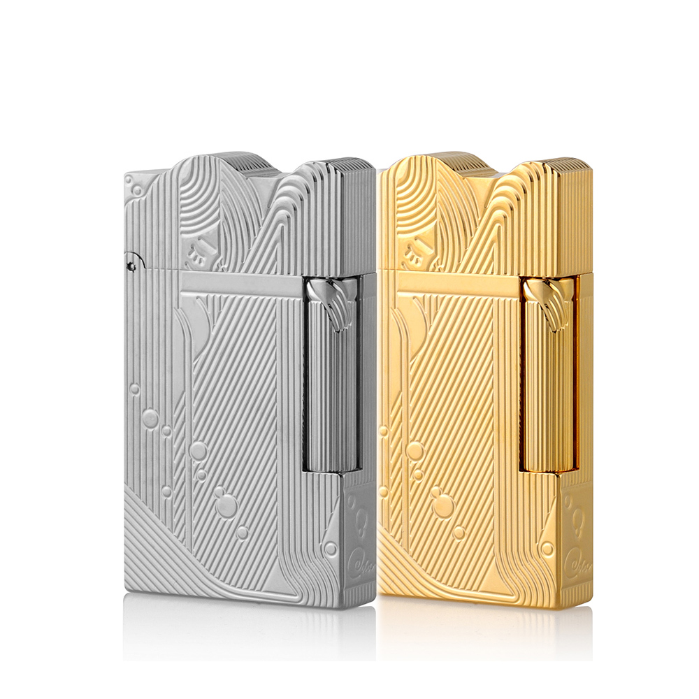Silver | Gold Sanji lighter, view 4