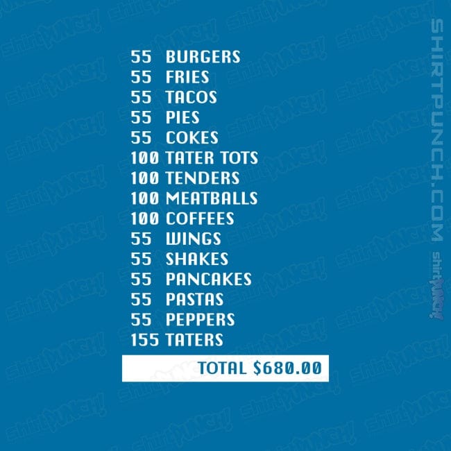 ShirtPunch 55 Burgers