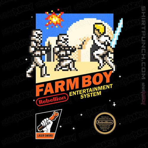 ShirtPunch 8 Bit Farm Boy