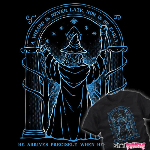 ShirtPunch A Wizard Is Never Late