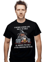 ShirtPunch A Wizard Is Never Late, view 2
