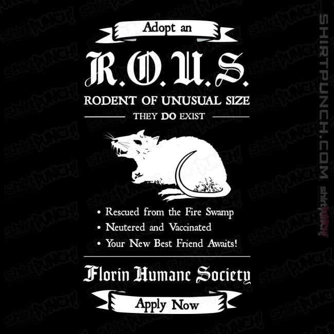 ShirtPunch Adopt An R.O.U.S.