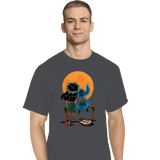 ShirtPunch Alien And Girl Gazing At The Moon, view 4