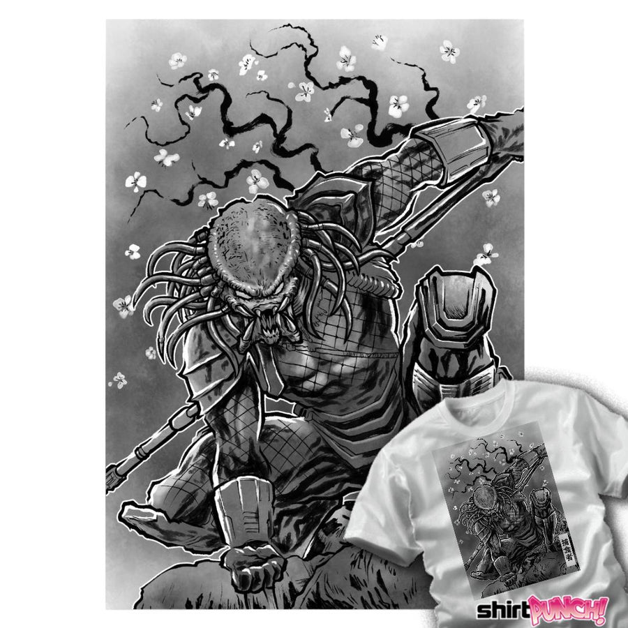 ShirtPunch Alien Warlord Sumi-E