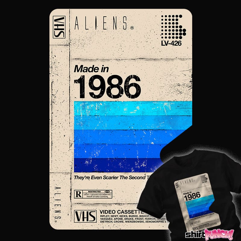 ShirtPunch Aliens Tape 1986