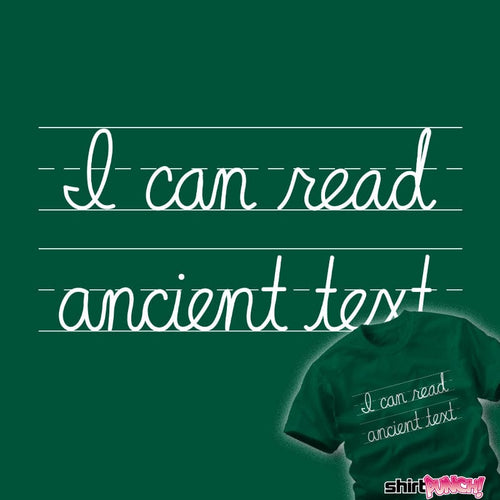 ShirtPunch Ancient Text