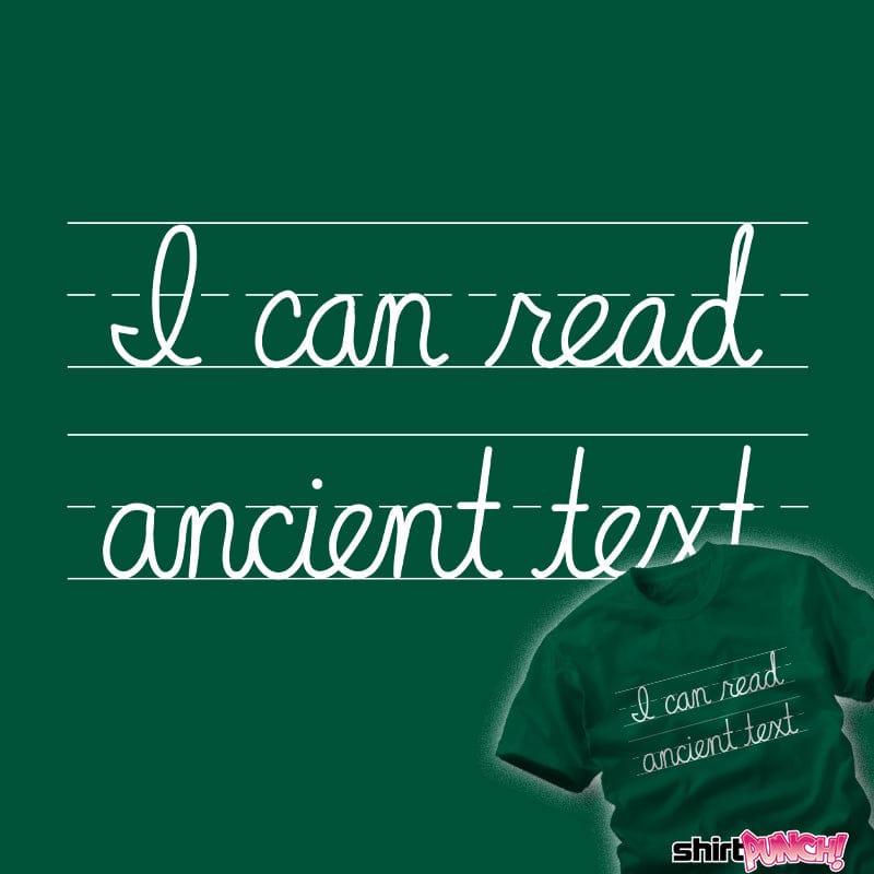 ShirtPunch Ancient Text