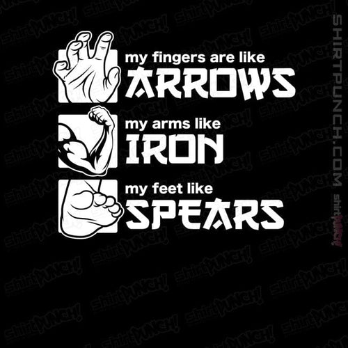 ShirtPunch Arrows Iron And Spears