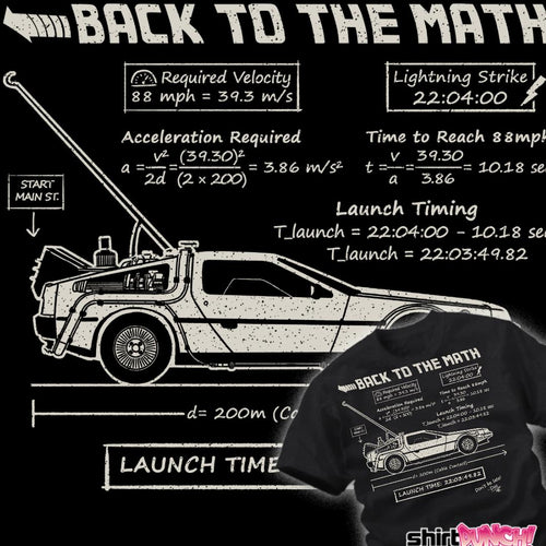 ShirtPunch Back To The Math