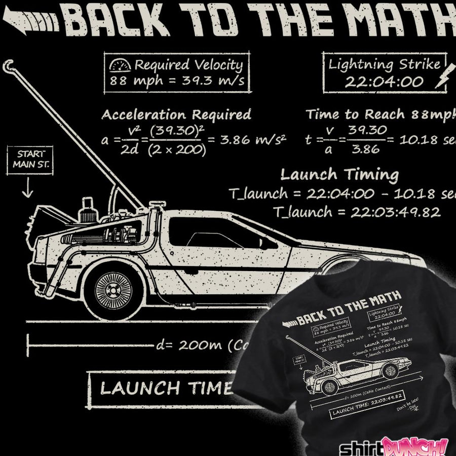 ShirtPunch Back To The Math