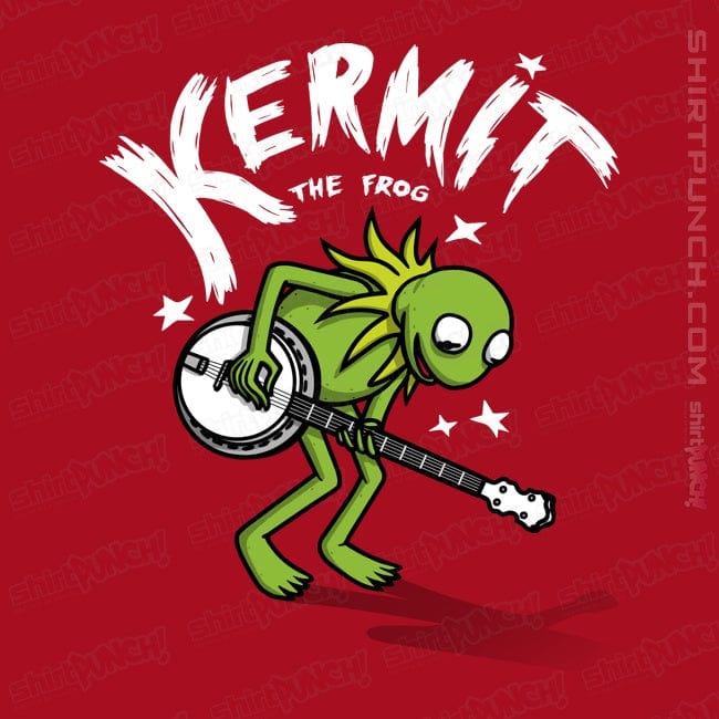 ShirtPunch Banjoist Frog