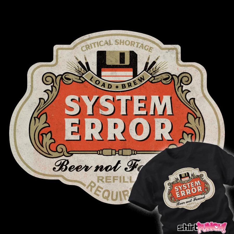 ShirtPunch Beer Not Found