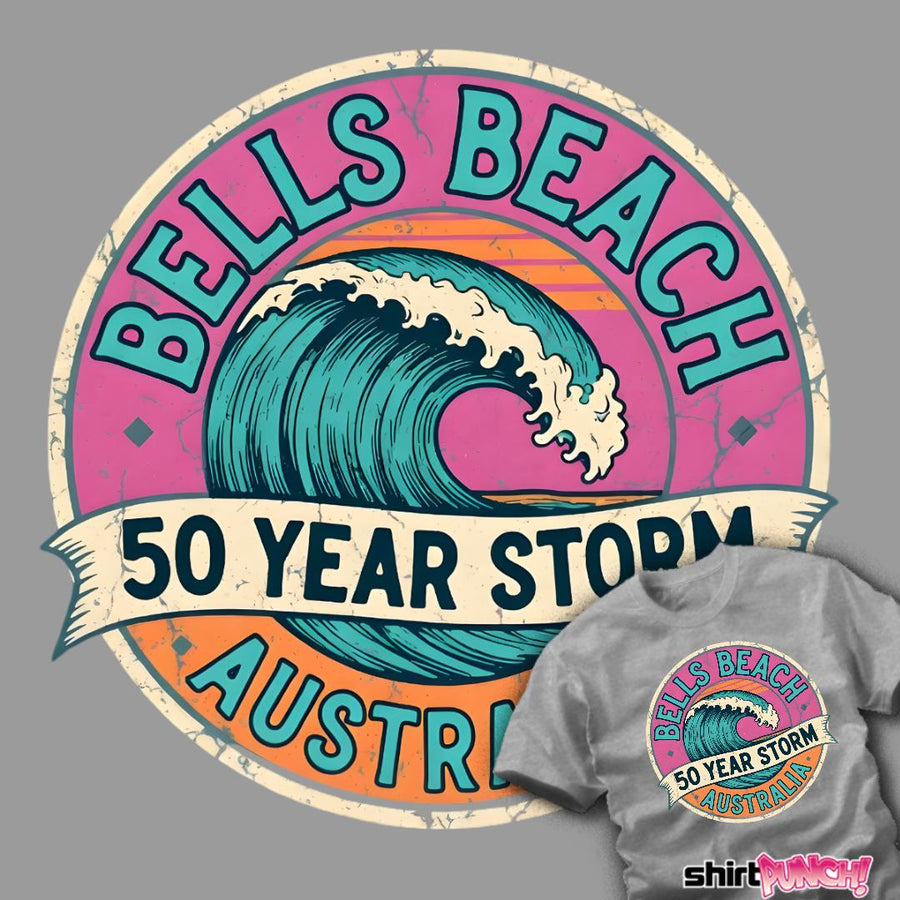 ShirtPunch Bells Beach - 50 Year Storm