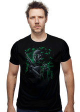 ShirtPunch Beskar Hunter Nightsky Lineart, view 2