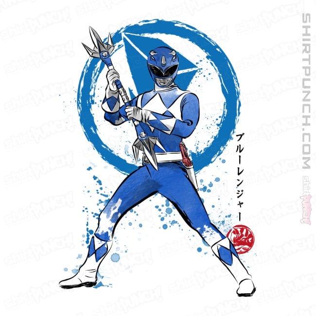 ShirtPunch Blue Ranger Sumi-e