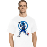 ShirtPunch Blue Ranger Sumi-e, view 4