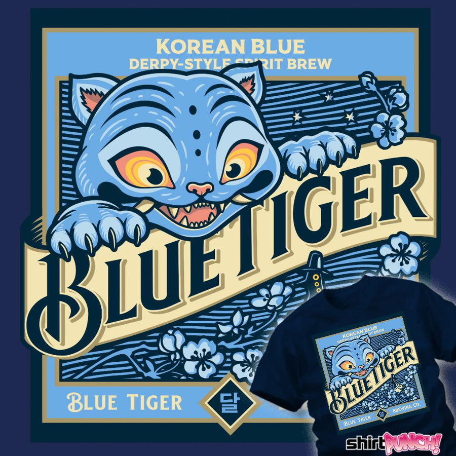 ShirtPunch Blue Tiger Derpy Brew