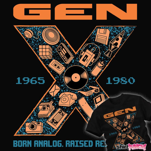 ShirtPunch Born Analog, Raised Resilient.
