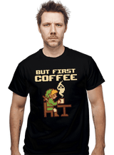 ShirtPunch But First Coffee, view 2