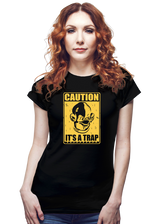 ShirtPunch Caution: It's A Trap, view 3