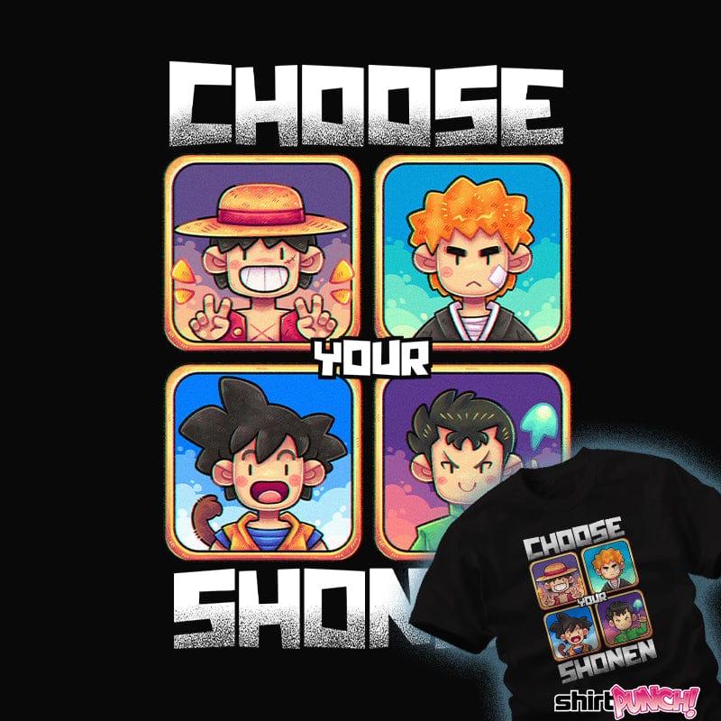 ShirtPunch Choose Your Shonen