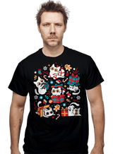 ShirtPunch Christmas Party Cat, view 2
