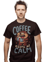 ShirtPunch Coffee Keeps Me Calm, view 2