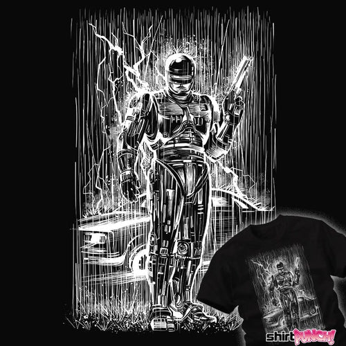 ShirtPunch Cop Under The Rain