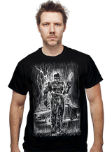 ShirtPunch Cop Under The Rain, view 2