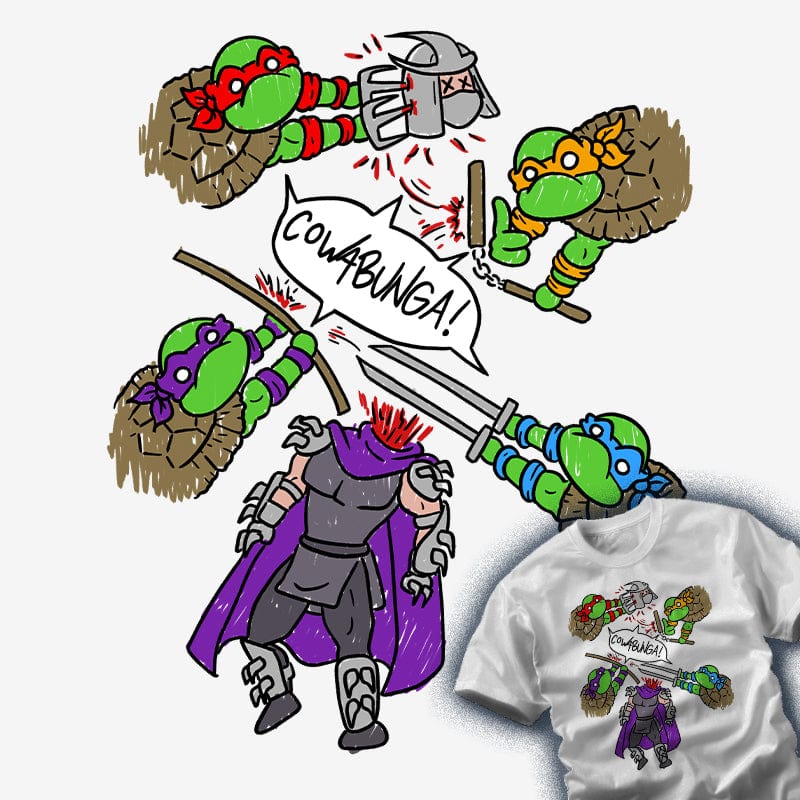 ShirtPunch Cowabunga!