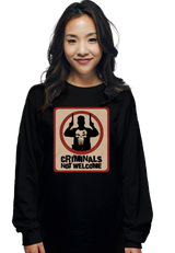 ShirtPunch Criminals Not Welcome, view 6