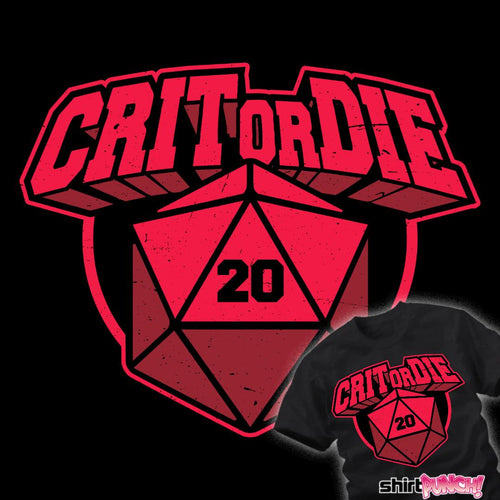 ShirtPunch Crit Or Die
