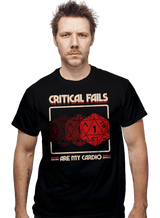 ShirtPunch Critical Fails Are My Cardio, view 2