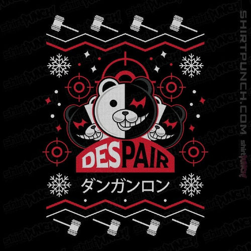 ShirtPunch Despair Kuma Ugly Christmas Sweater