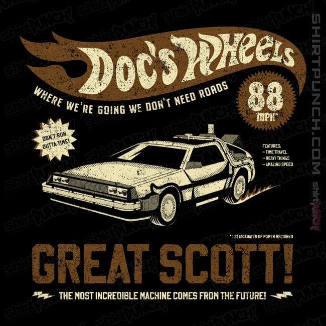 ShirtPunch Doc's Wheels