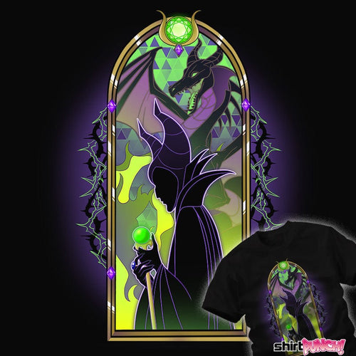 ShirtPunch Dragon Witch Stained Glass