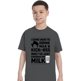 ShirtPunch Drink Milk, view 3